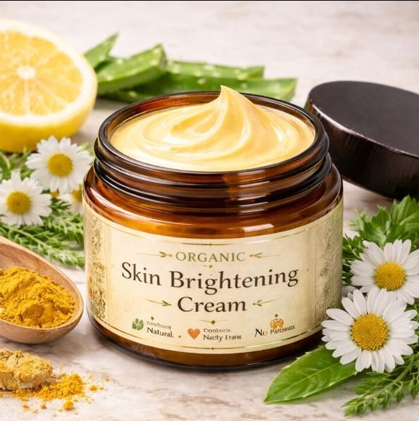 Organic Skin Brightening Cream 100 gm (Pack of 2)